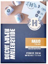 RFWR® Transparant Decal Papier (Waterslide) voor Inkjetprinters - 20 A4 vellen