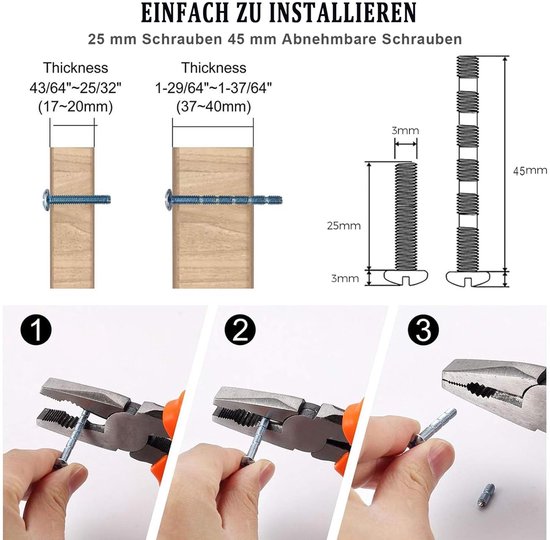 MOROBOR 6 stuks klavertje vier vormige houten knoppen enkel gat beukenhouten handgrepen houten kast handgrepen knoppen voor commode met schroeven