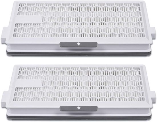 2 HEPA Airclean Plus 50 filters voor Miele Complete C3 Powerline, S8340 stofzuigerfilters - Air Clean SF-HA 50 voor Complete C2 C3 Compact C1 C2 - 2 stuks stofzuigerreserveonderdelen accessoires van