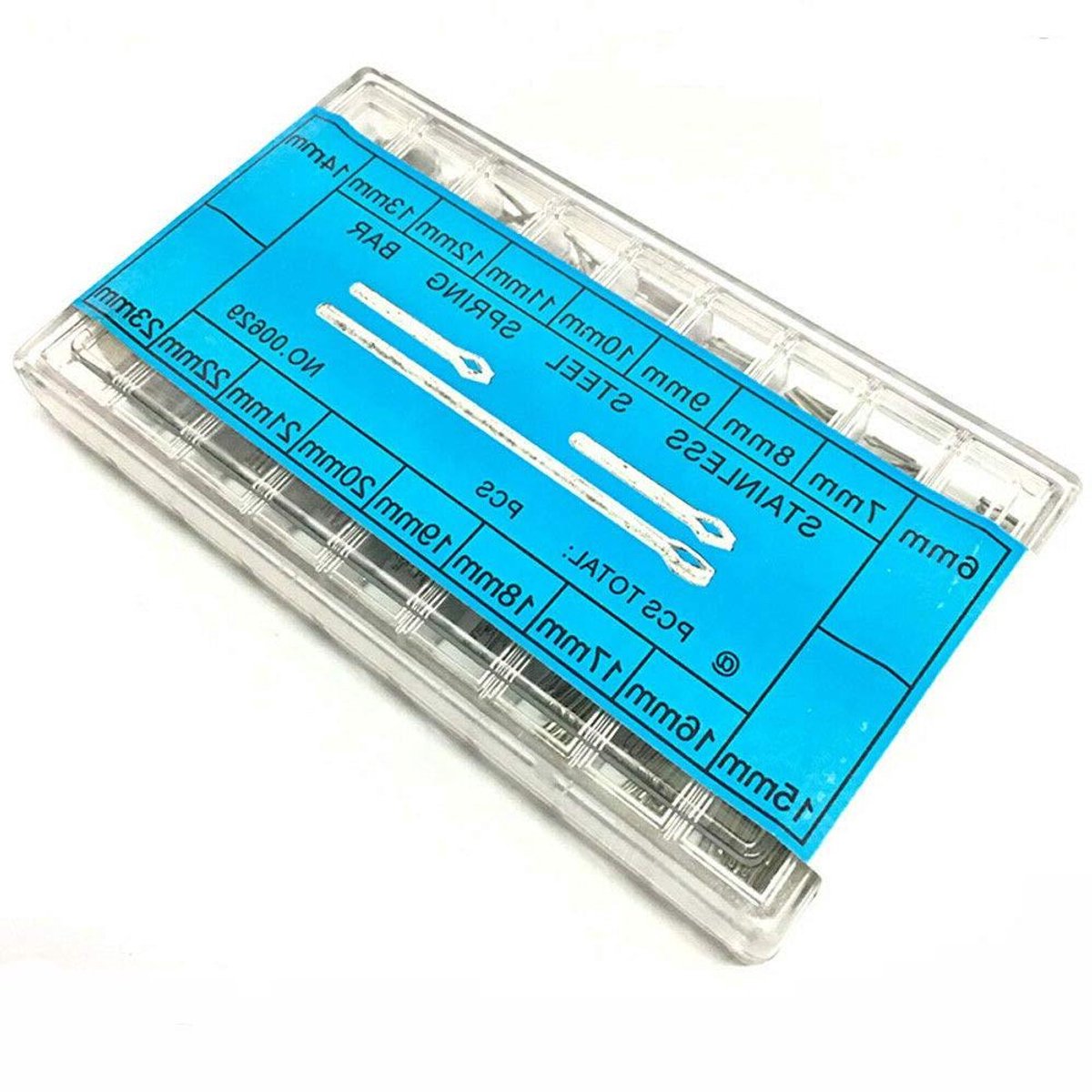 Allecto Plus - Horlogeband Pin Set - Splitpen - 6-23MM - RVS - Link Pins - Spring Bars - Vervangen - Pack van 270 - Horlogeband Accessoires