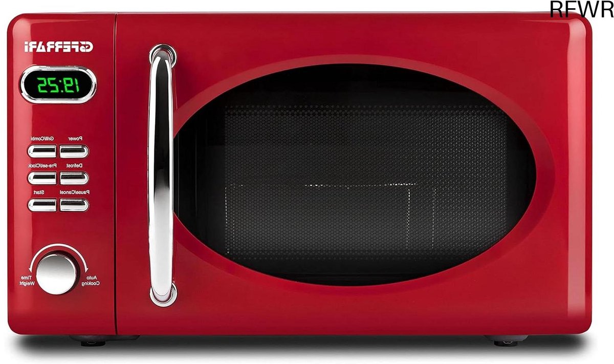 RFWR® Vintage combi magnetron 1150 W met grill en digitale functies