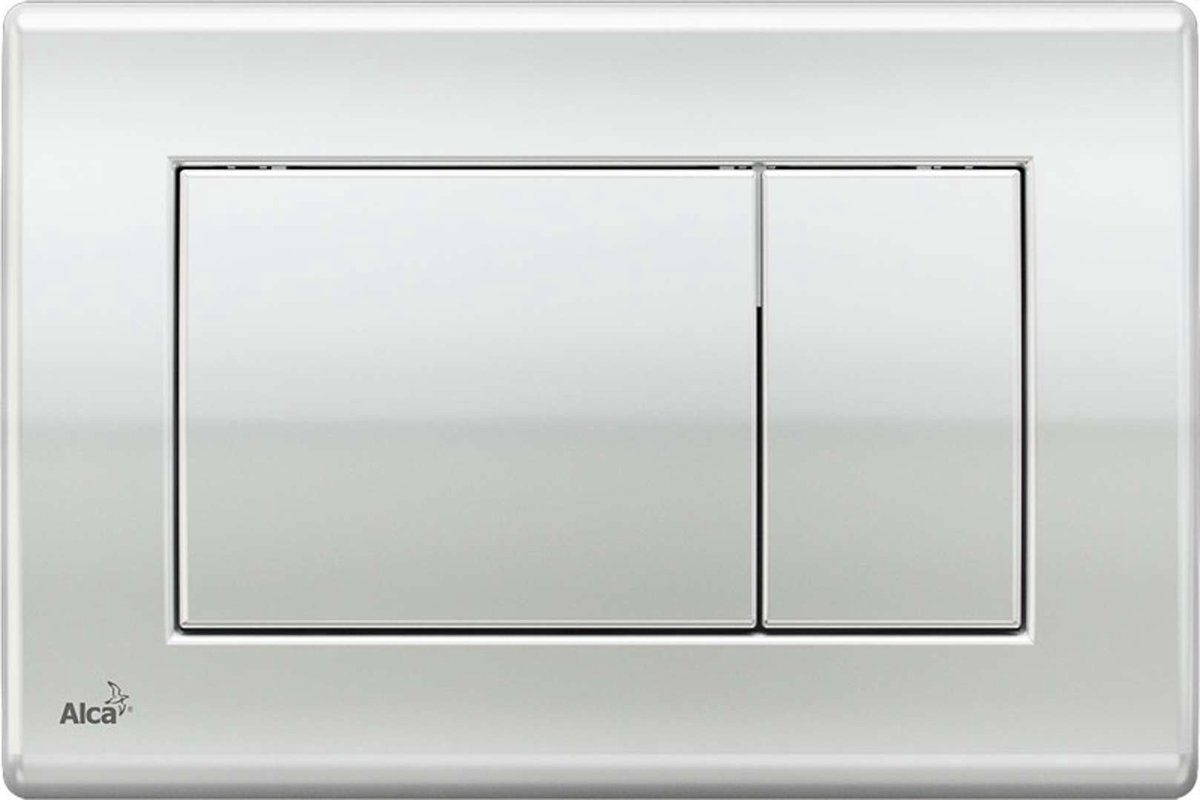 Alcadrain Basic - Bedieningsplaat, glanzend chroom M271