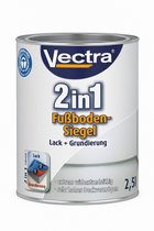 Vectra 2‑in‑1 Vloerafdichting & Primer – Semi-Glans – 2,5 L – Binnen & Buiten – Kiezelgrijs