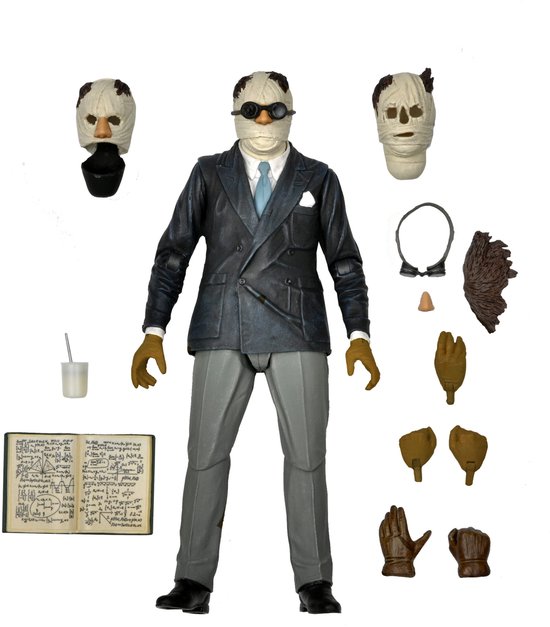 NECA _ UNIVERSAL MONSTERS - 7" SCALE ACTION FIGURE - ULTIMATE INVISIBLE MAN
