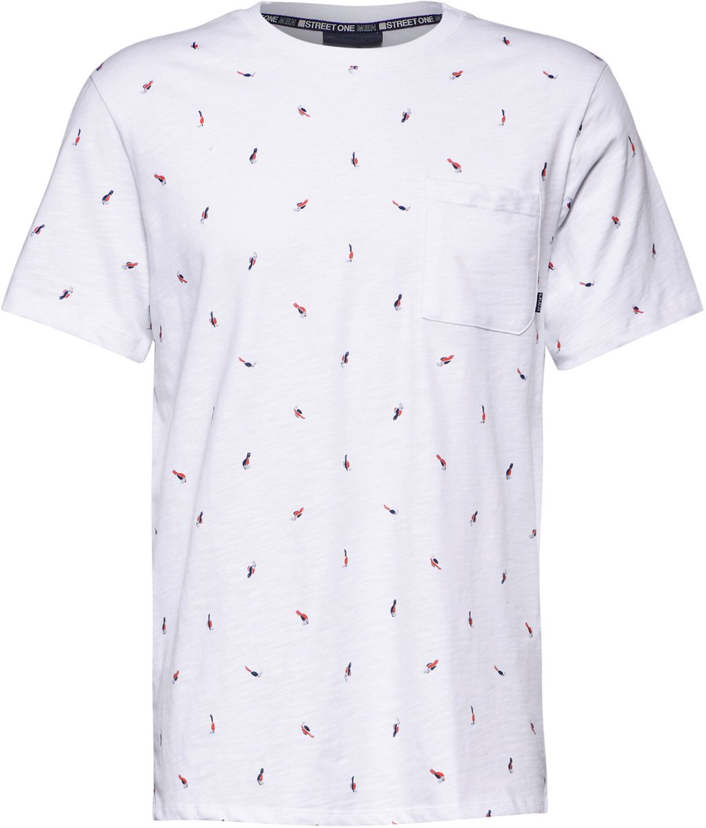Street one - T-shirt - Maat L - Mannen - 30000 White - katoen