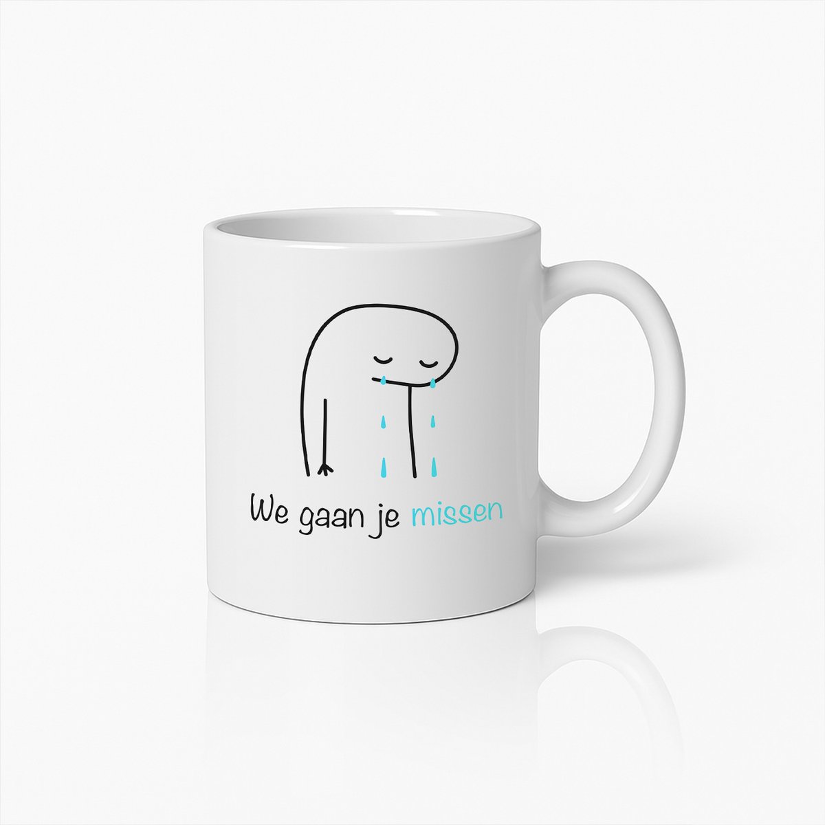 Emotionele Afscheidsmok – "We Gaan Je Missen" Sentimenteel Cadeau