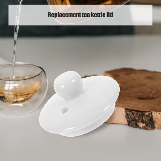 Theepot Deksel Vervanging Glazen Deksel Theeketel Theepot Deksel Hittebestendig Glazen Deksel