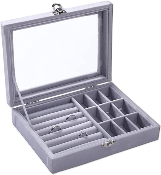 Premium Vintage Stijl Bloemen Reliëf Metalen Juwelendoos Met Veilige Latchs Duur