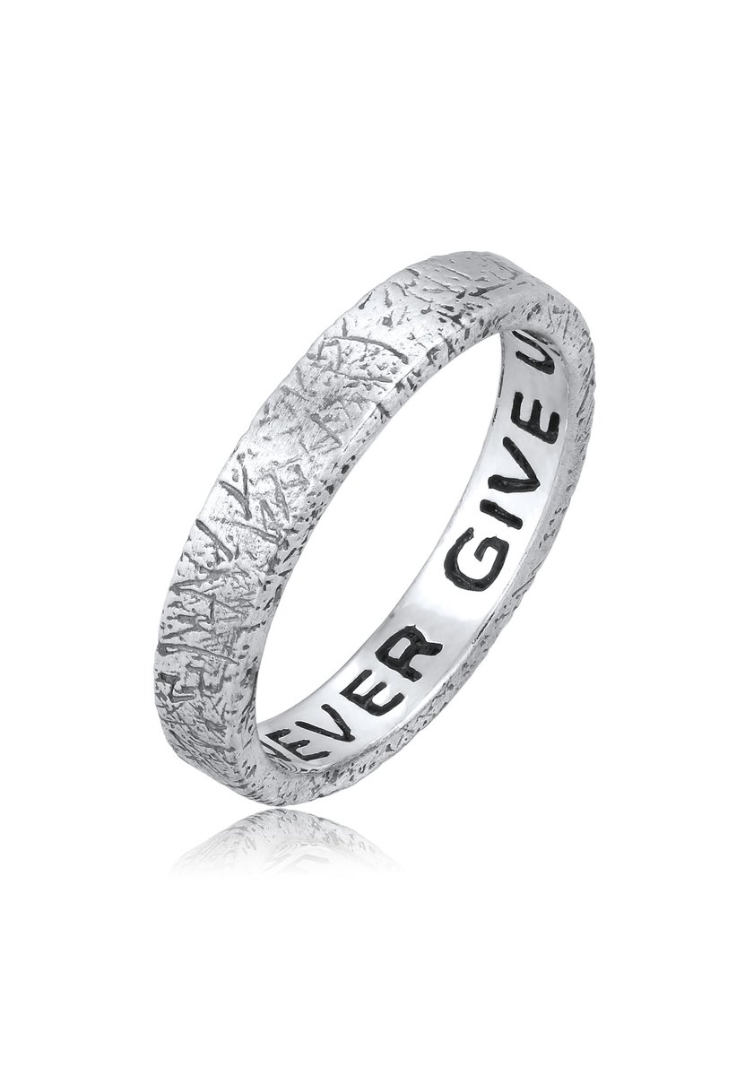 Haze & Glory - Ring - Bandring - Motivator 925 Sterling Silber - Heren