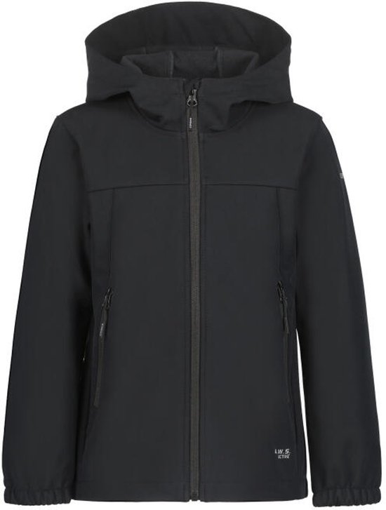 ICEPEAK KONAN JR Jongens Softshell - Zwart - 164