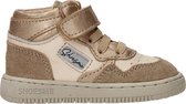 Shoesme Beige Basket Sneakertje - Sneakers Kinderen - Meisjes - Gold Beige - Microfiber leer - Maat 24