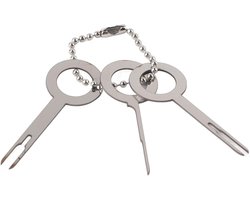 Keenso Auto Pin Remover, Auto Kabelaansluiting Verwijdering Tool Pin Removal Tool Terminal Pin Remover Tool Draadconnector trekker (metalen greep) Onderhoudsgereedschap