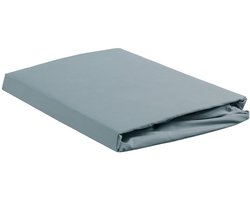 Ambiante Katoen - Hoeslaken - 160x200 - Blauw