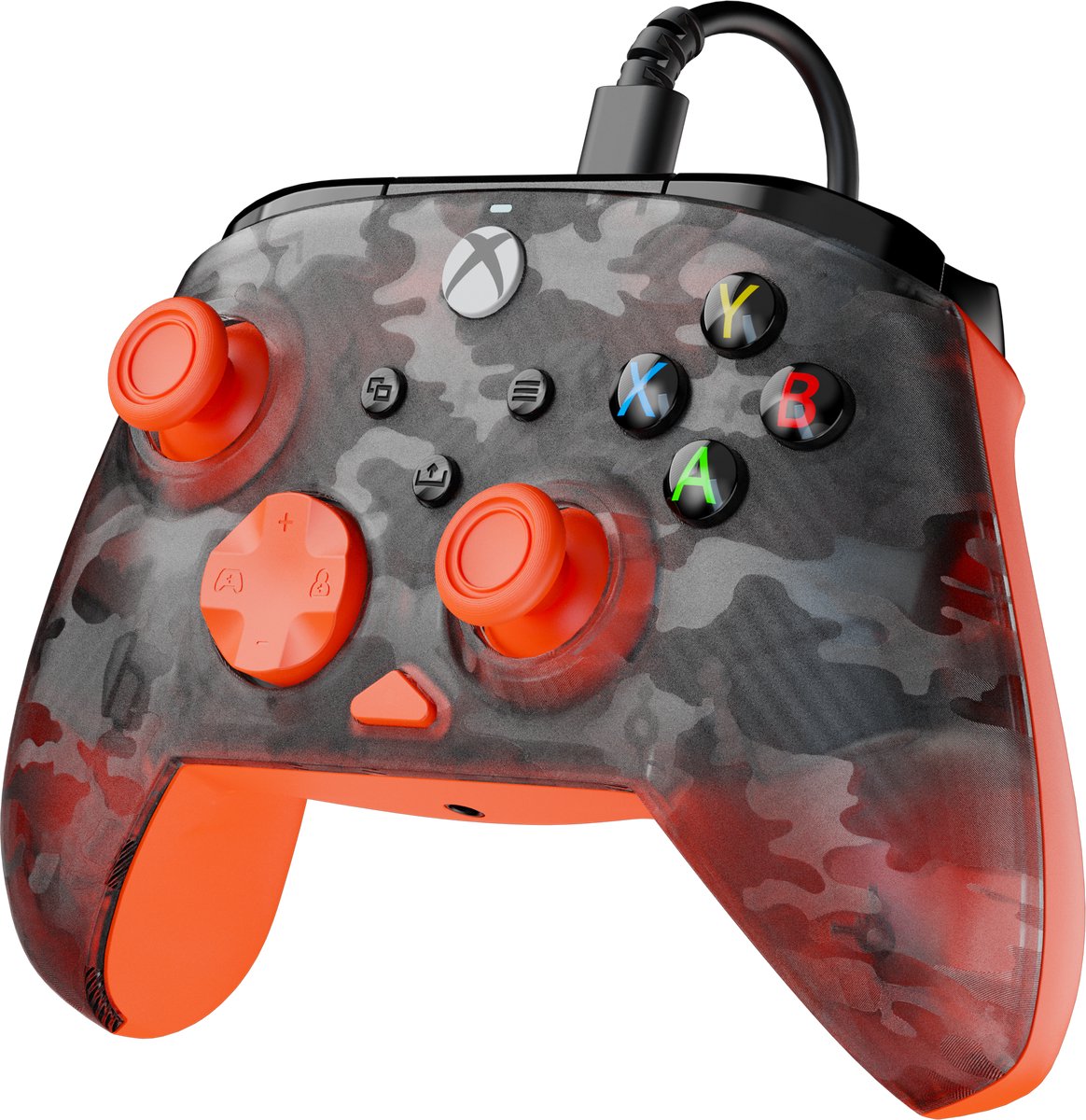 Turtle Beach Rematch Core - Controller - PC, Xbox Series X|S, Xbox One - Ghost Camo - Black/Orange – foto 7