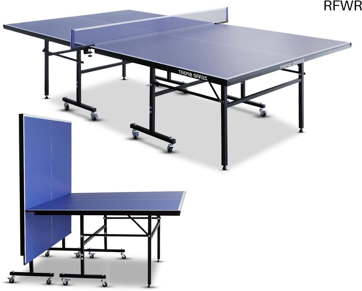 RFWR® Inklapbare Tafeltennistafel 274 x 152,5 cm - Robuuste MDF Stevig Frame