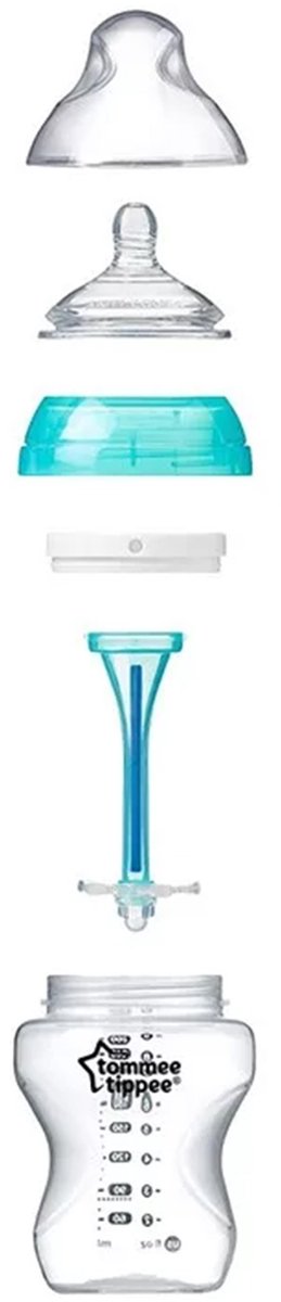 Tommee Tippee Starterkit voor pasgeborenen, anti-colic flessen, flessen, spenen, borstel 0m+ — afbeelding 3