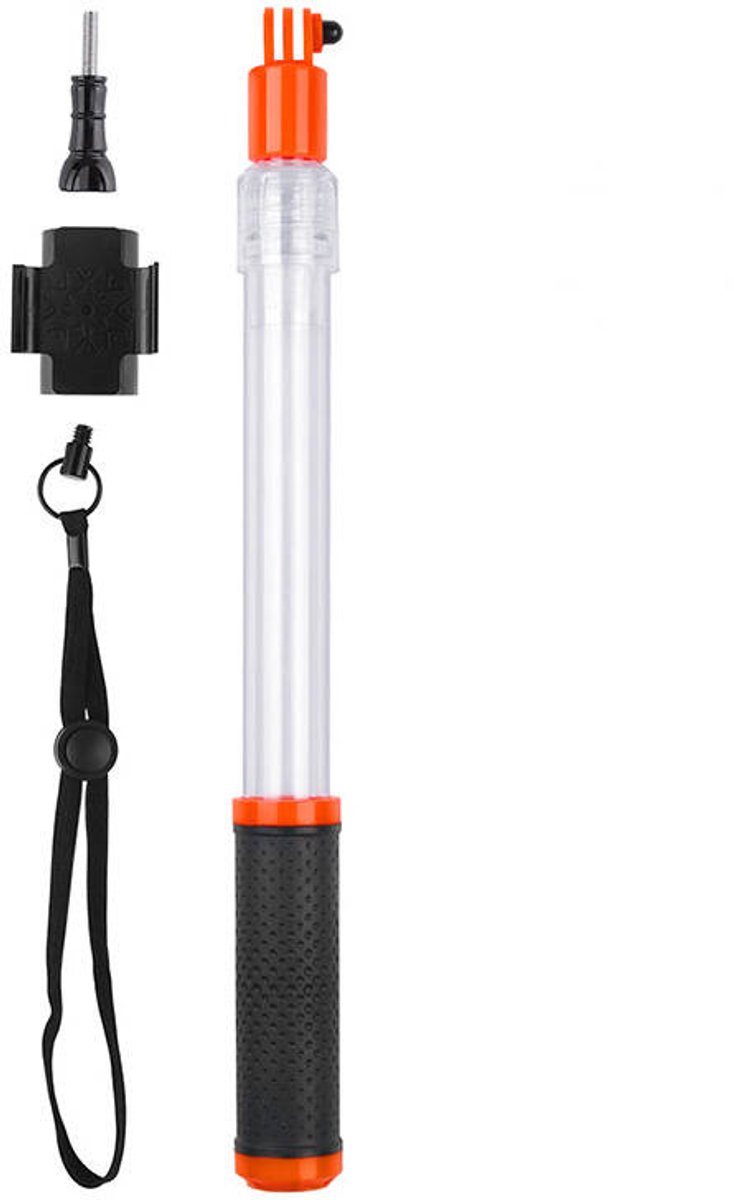 FitStill Waterdichte Monopod Drijvende Handgreep voor Go Pro Hero 12/11/10/9/8/7/6/5/4/3 Sessie DJI Osmo en andere actiecamera's. Snorkelen Onderwater Duiken Selfie Pole Stick Stick