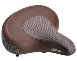 VELO VL8088 Brede Fietszadel Sofa Bruin