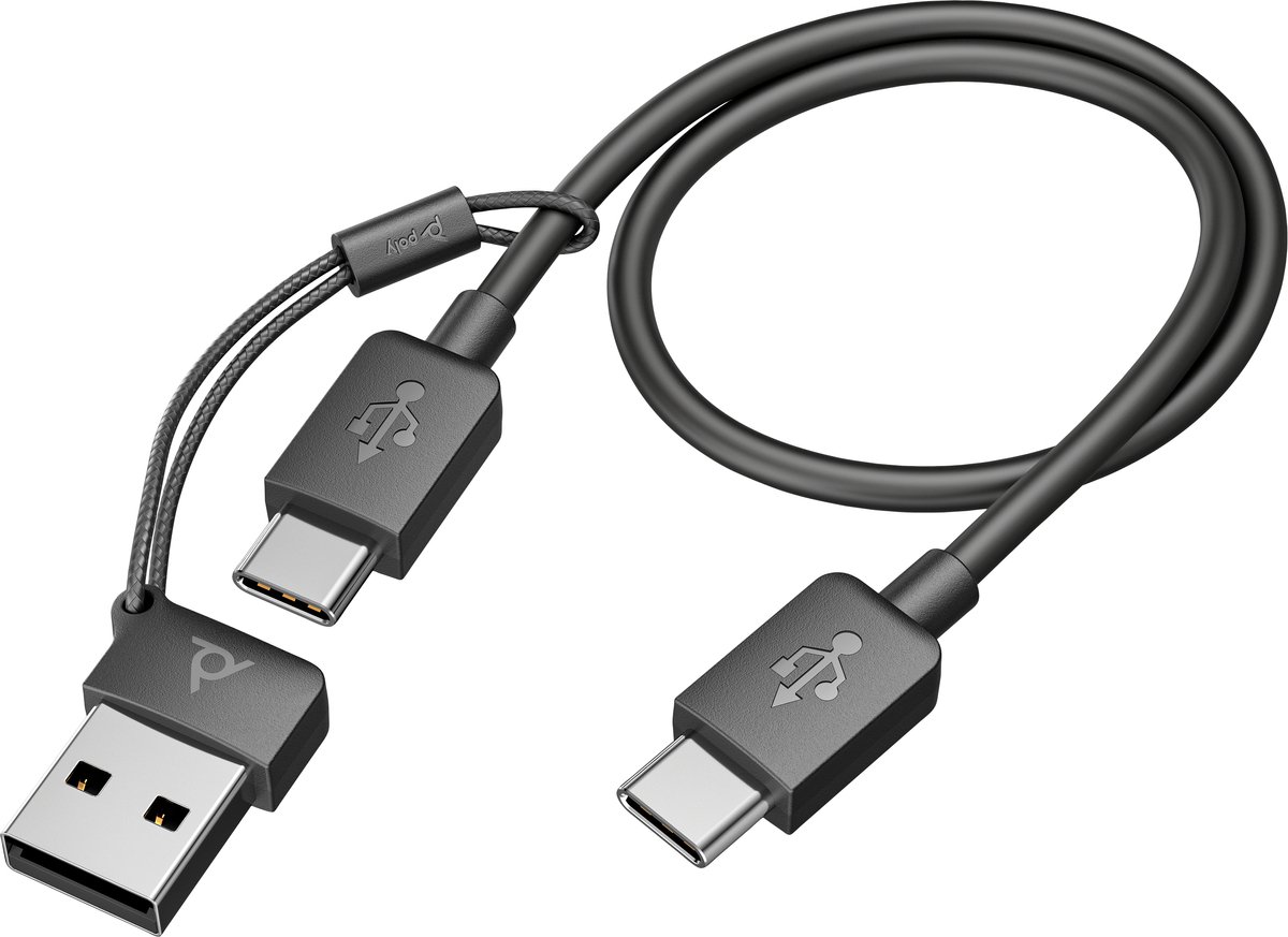 HP Poly Voyager Focus 2 USB-C headset thumbnail 2