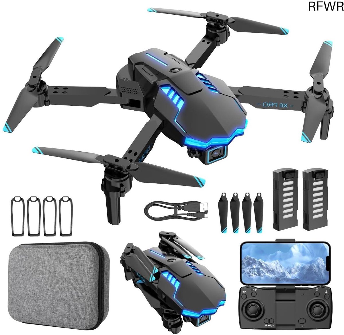 RFWR® Drone met camera 1080P - Opvouwbare RC Quadcopter voor Beginners - Speelgoed voor Kinderen en Volwassenen