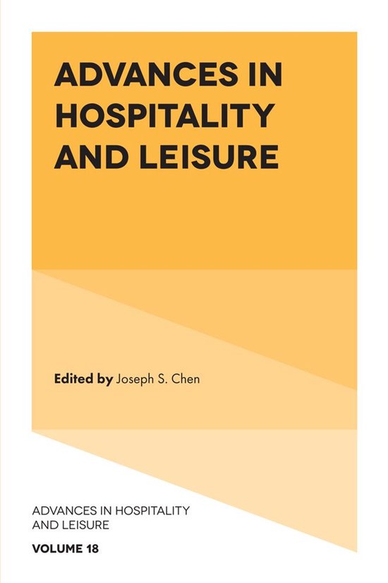 Advances in Hospitality and Leisure 18 - Advances in Hospita ... - cover