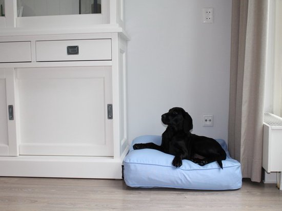 Dog's Companion - Hondenbed bench kussen lichtblauw (68 x 62 x 10 cm) - Default ()