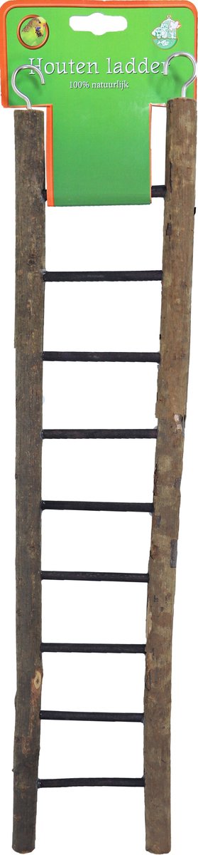 Houten ladder 9 traps NaturalGebr. de Boon