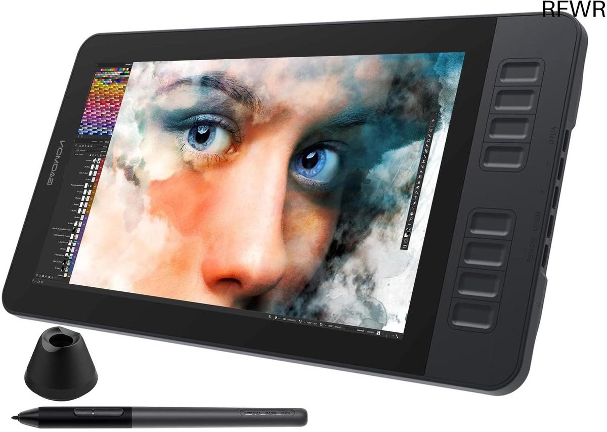 RFWR® 11,6-inch grafische tablet met HD-scherm - tekenmonitor voor beginners