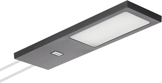 SOTECH LED-meubellamp GIULIA II enkele lamp met sensor zwart, 2700K warm wit Onderkastverlichting Kastverlichting