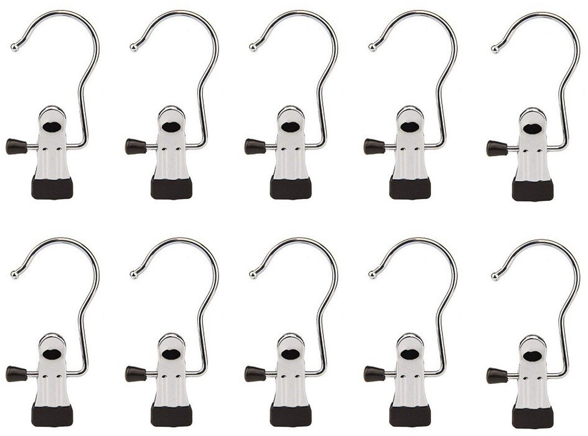 Hanger met clip RVS