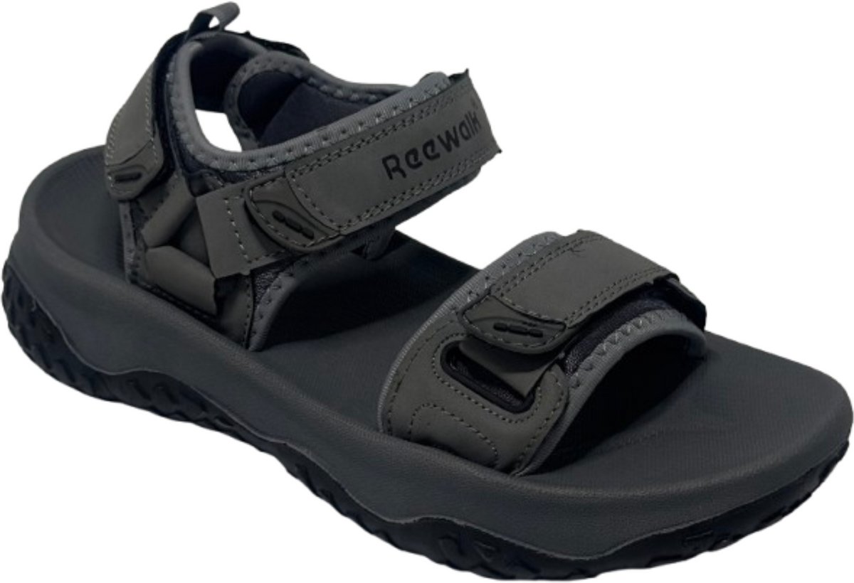 Reewalk® Sandalen Heren – Mannen Sandalen – Licht Gewicht Sandalen - Memory Foam Voetbed – Grijs – Maat 40