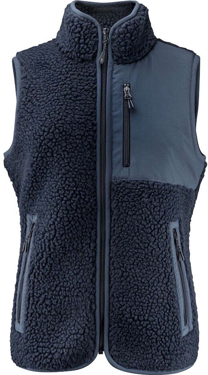James Harvest KINGSLEY VEST WOMAN 2121505 Marine Blauw