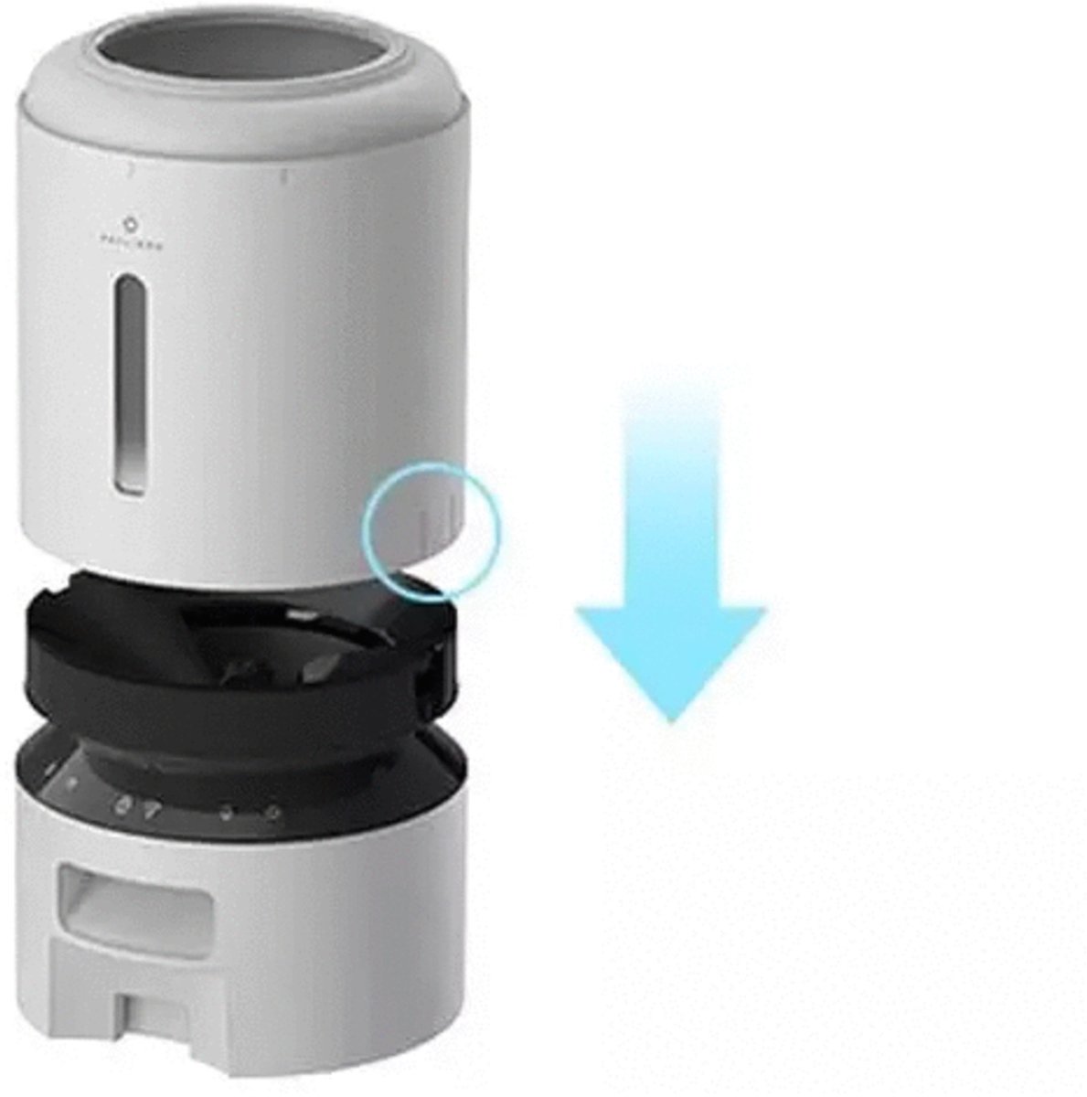 Petlibro Granary Automatische Voerbak 5L Zwart - afbeelding 3