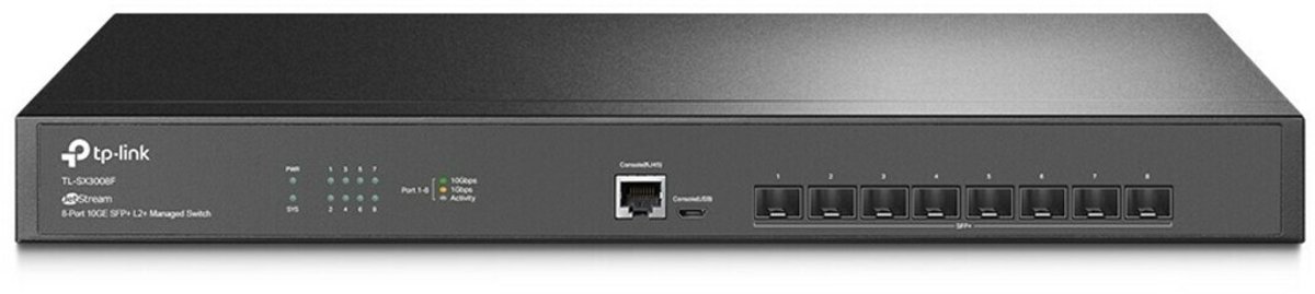 TP-Link TL-SX3008F - Netwerkswitch - 8 Poorten