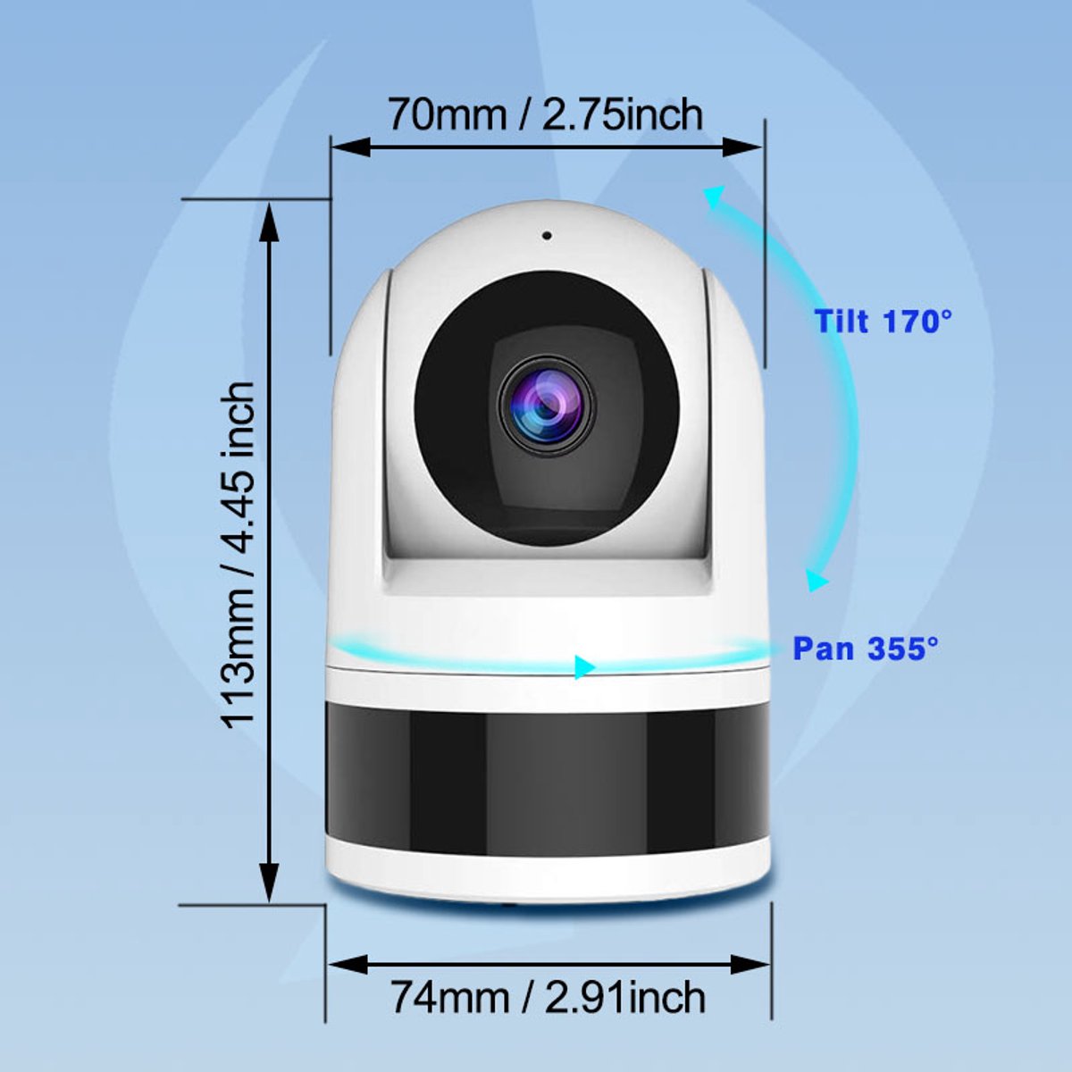 Smartlife + Tuya. Smart IP camera. Full HD camera. Full HD Smart system camera die in staat is om in Full HD kwaliteit beeld uit te zenden naar bijvoorbeeld je telefoon of tablet. – foto 7