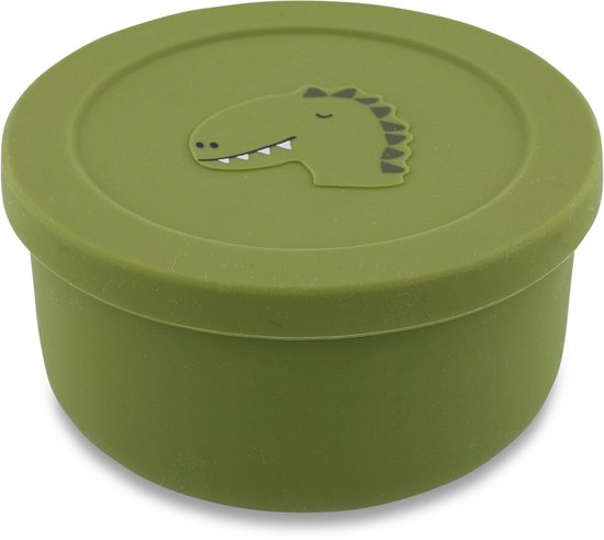 Trixie Pot à collation en silicone avec couvercle - Mr. Dino