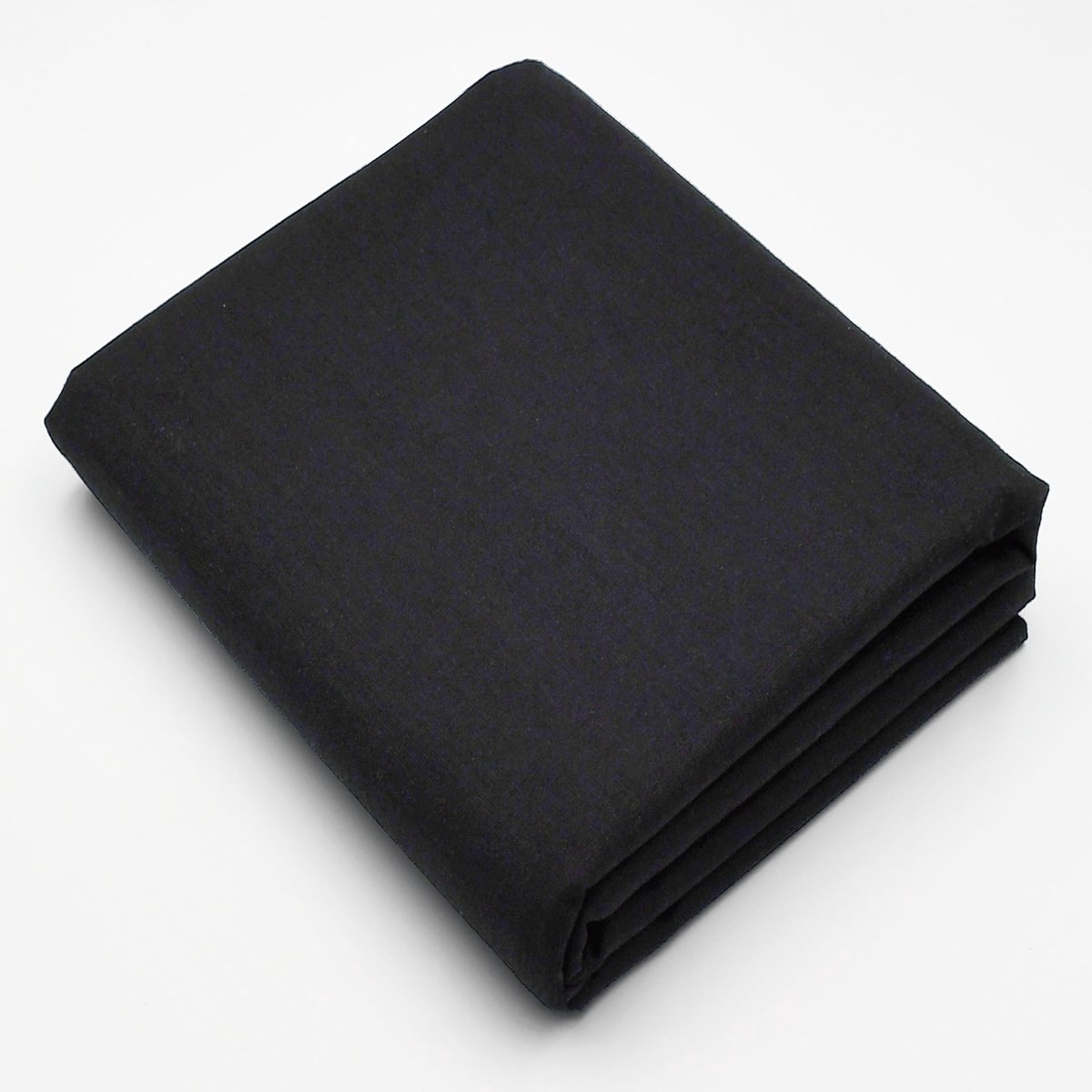 Virginia Tex-stof, verkocht per meter, 100% katoenen stof, grote breedte 240 cm, 100% katoenen stof Oeko-Tex Standard 100, effen kleuren om te naaien (zwart, 100 cm)