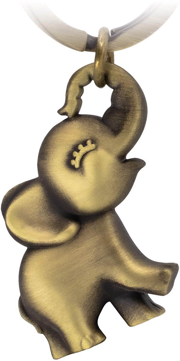 FABACH Olifant Sleutelhanger Jumbo - Schattige Olifant Geluksbrenger voor Vrouwen - Olifant Hanger voor Beste Vriendin - Olifant Sleutelhanger Cadeau voor Olifantenliefhebbers