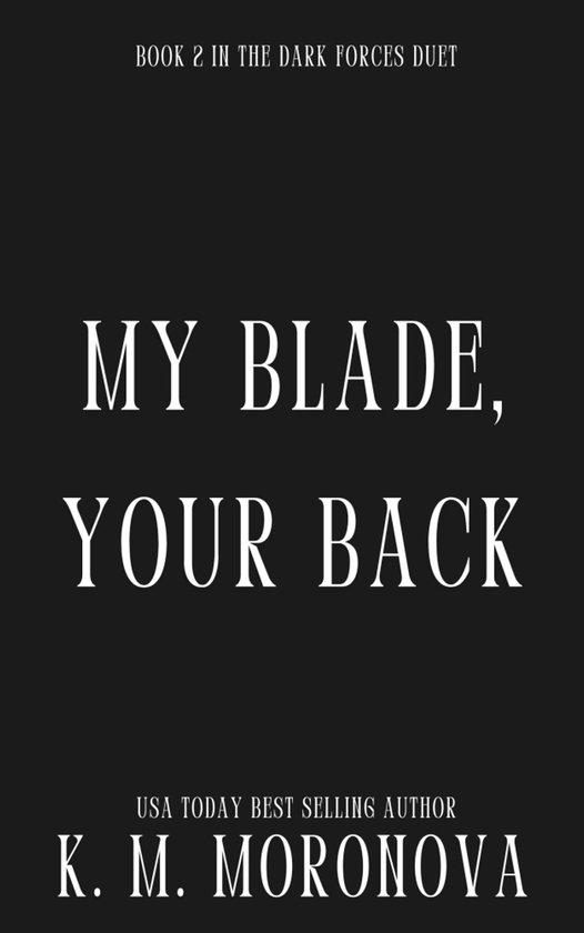 Dark Forces- My Blade, Your Back - cover