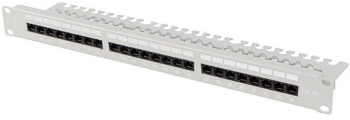 Patch Panel 24 UTP-Poorten Categorie 6 Lanberg PPUA-1124-S