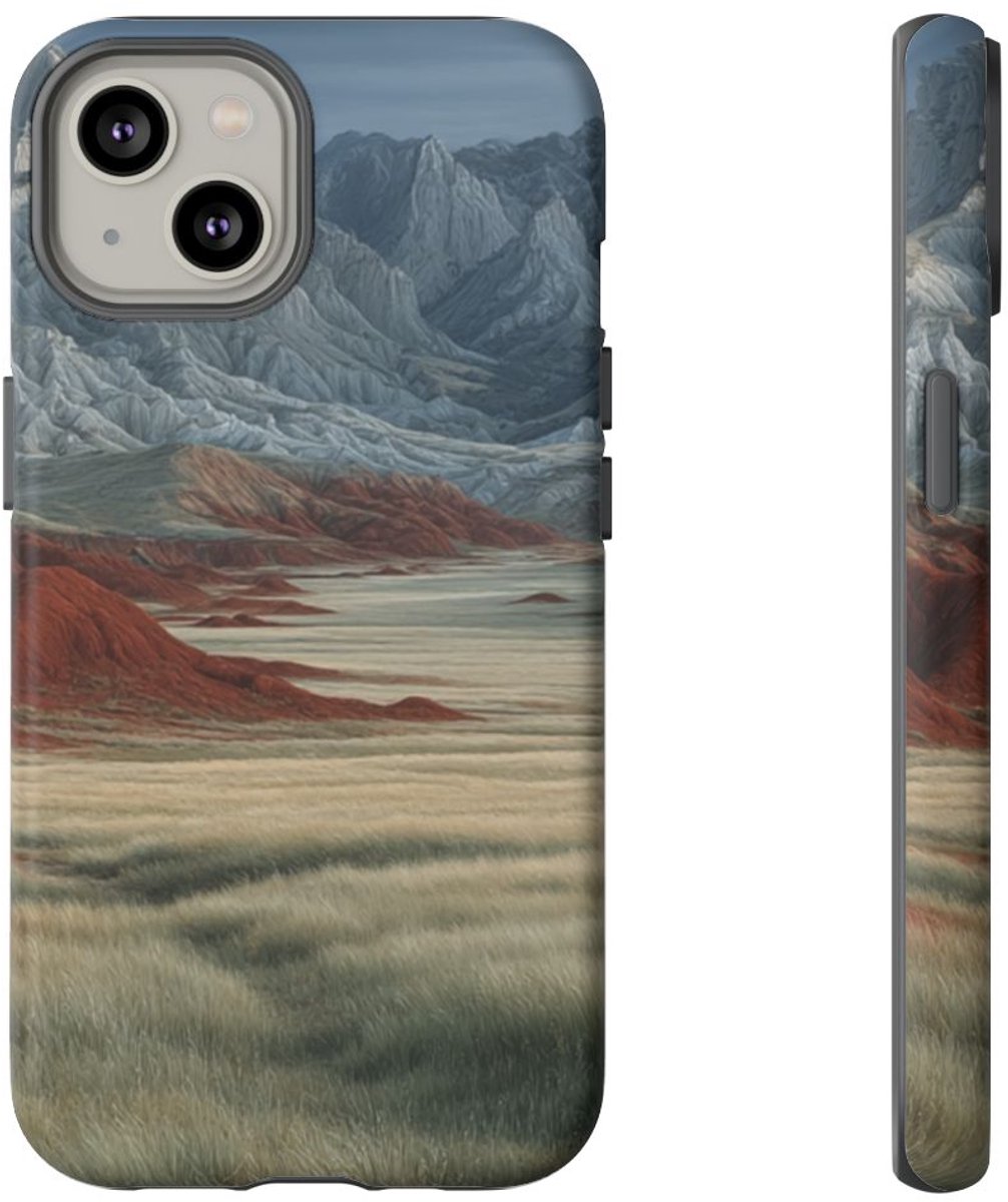 Buffels Grazend in Rood Canyongebied – Telefoonhoesje Geschikt voor iPhone 14