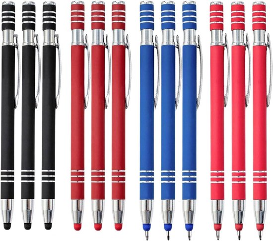 CROSS Tech3 geborstelde zwarte PVD multifunctionele pen met stylus en 0,5 mm lood