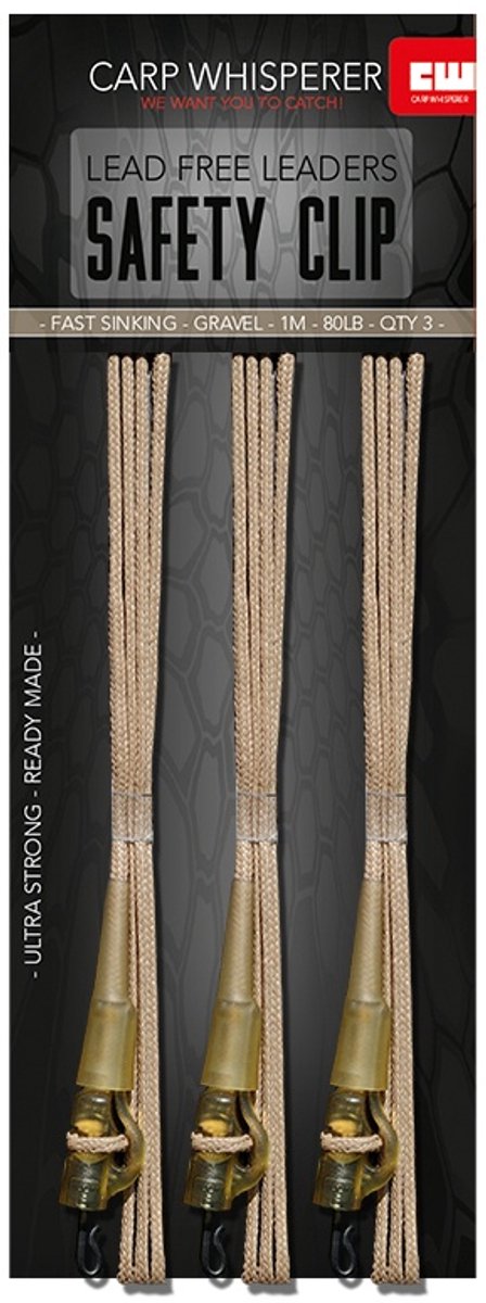Carp Whisperer - Safety Clip Leaders - 3 stuks - Silt van Carp Whisperer — afbeelding 4