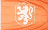 Nederlands Elftal Vlag - Oranje Vlag - WK Versiering - 100x150cm - Geschikt voor Buiten