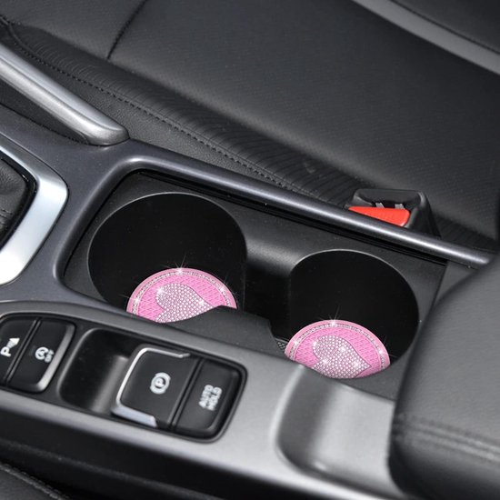 Bekerhouder voor in de auto - PU-leer auto-organizer opbergdoos