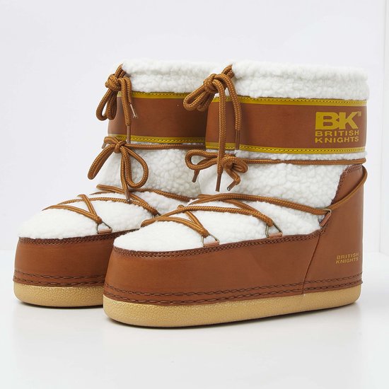 British Knights - Blizzard Dames Veter Boot - Maat 39 - Wit - Vrouwen Schoenen