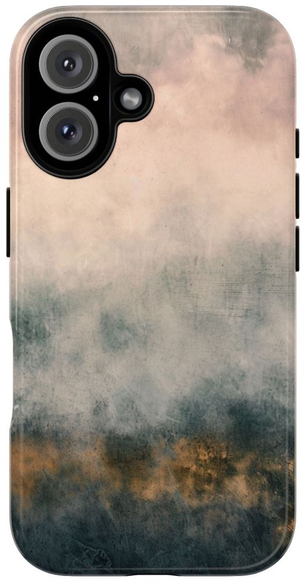 Zachte Wolkenstructuur Abstracte Kunst – Telefoonhoesje Geschikt voor iPhone 16