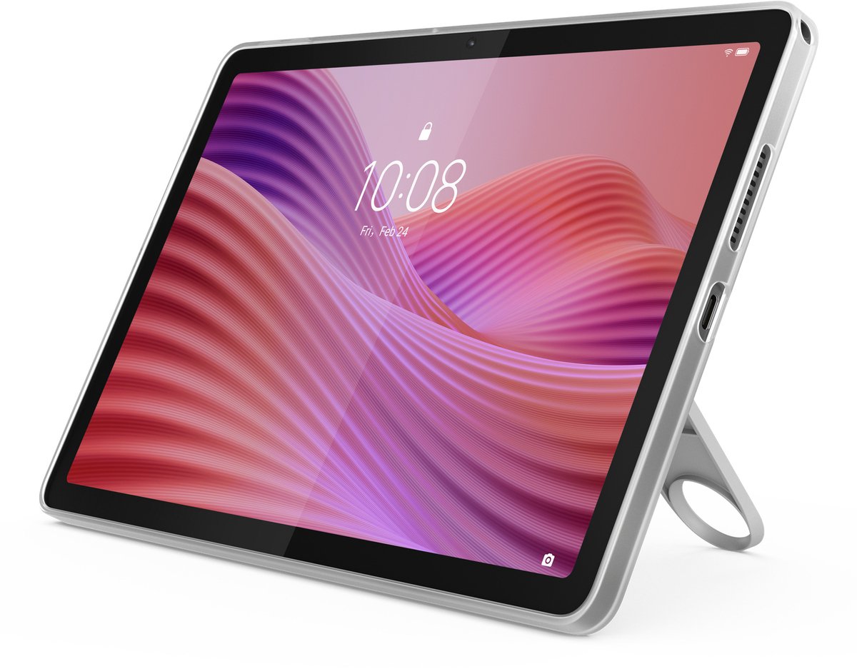 Lenovo Tab - 10.1 inch - 64 GB - Grijs - Wifi + 4G (LTE) - Inclusief Hoes — afbeelding 1