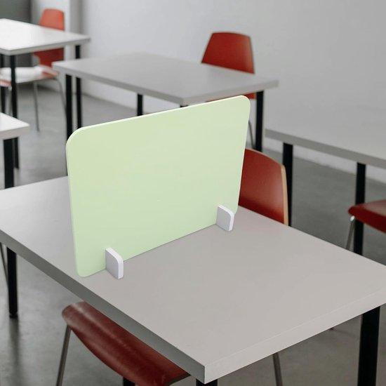Oungy 10 stuks opvouwbare scheidingswanden voor leerbureau, basisschool, U-vormige scheidingswanden, privacypapier, kantoor, school, meerkleurig, voor