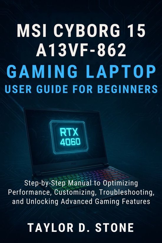 MSI Cyborg 15 A13VF-862 Gaming Laptop User Guide for Beginne ... - cover